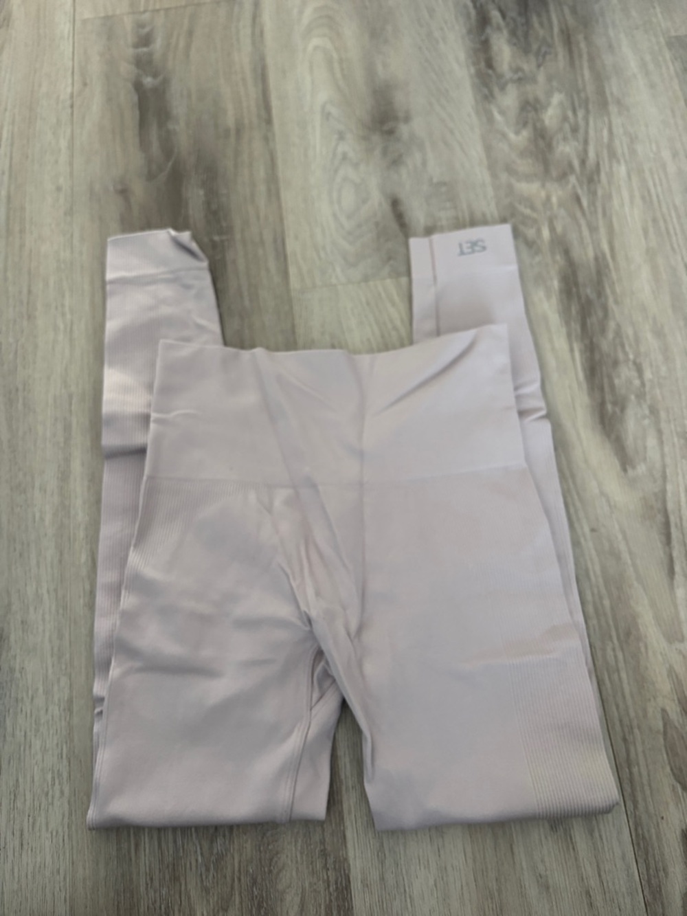 SET Active Light Lavender Seamless High-Waist Leggings